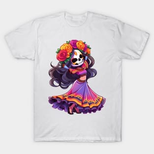 Day of the Dead Woman Dancing T-Shirt